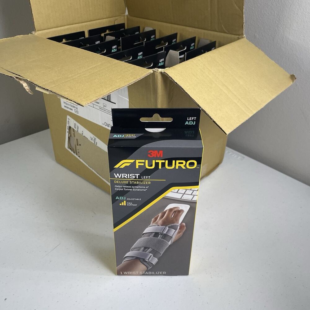 Eleven Futuro 3M Wrist Left Hand Deluxe Stabilizer Adjustable Firm Support Brace